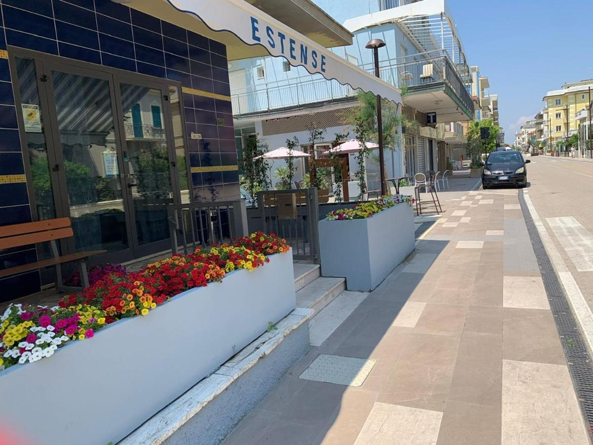 Hotel Estense Rimini Exterior foto